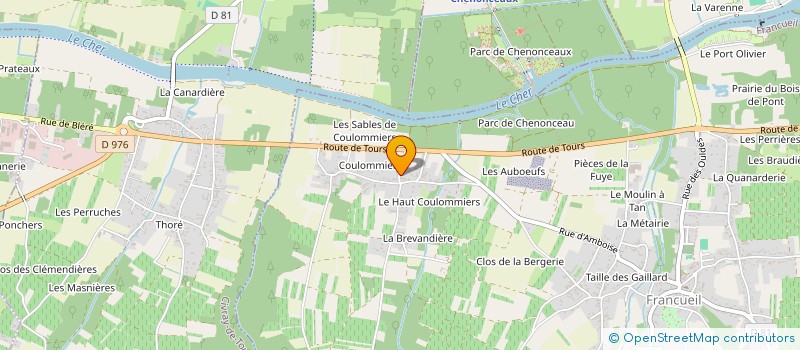 localisation de l'entreprise SCI LA CROIX à LA CROIX EN TOURAINE