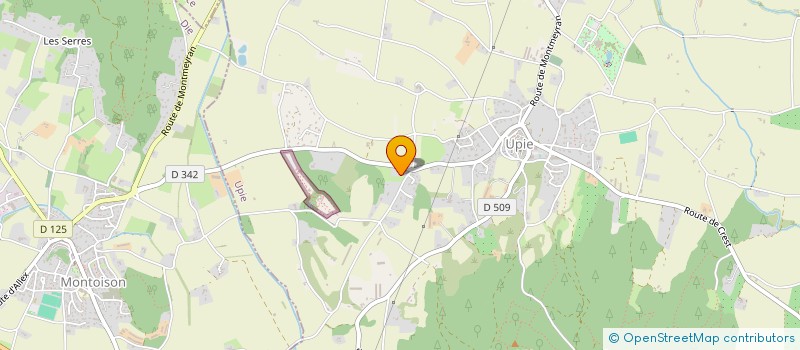 localisation de l'entreprise SCI LA CROIX  UPIE