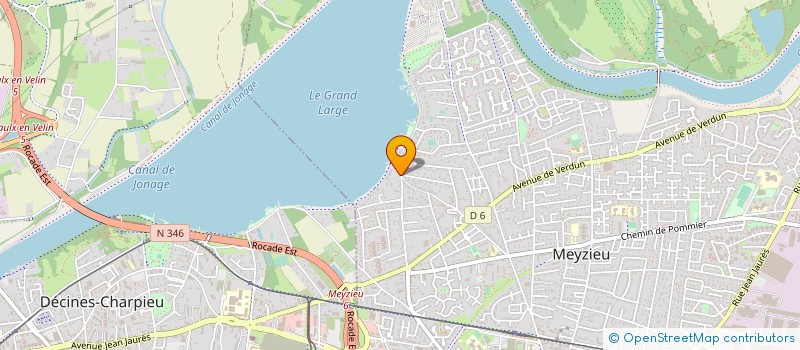 localisation de l'entreprise SCI LA CROIX  MEYZIEU