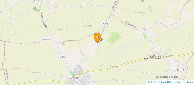 localisation de l'entreprise SCI LA CROIX  VERDILLE