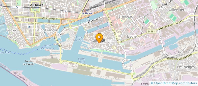 localisation de l'entreprise SCI LA CROIX à LE HAVRE