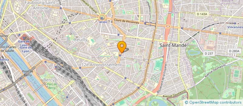 localisation de l'entreprise SCI LA CROIX AUX BICHES à PARIS