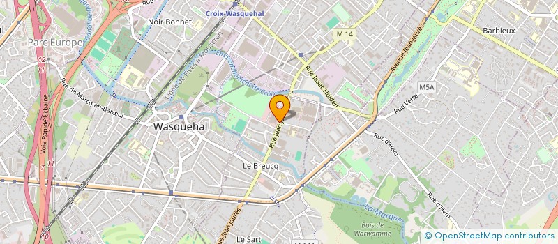 localisation de l'entreprise SCI LA CROIX AUX OISEAUX à VILLENEUVE-D'ASCQ