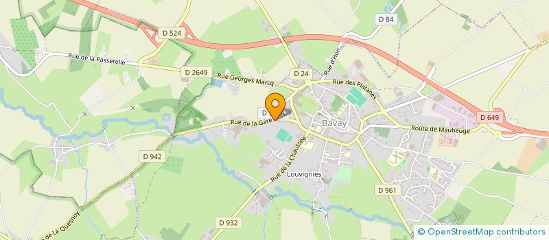 localisation de l'entreprise SCI LA CROIX BAUDET  LA LONGUEVILLE