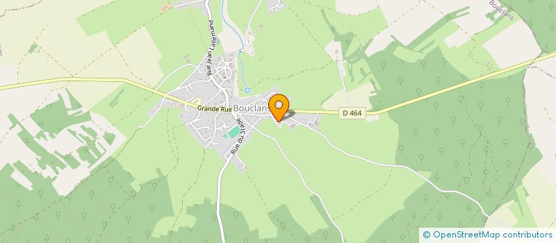 localisation de l'entreprise SCI LA CROIX BLANCHE  BOUCLANS