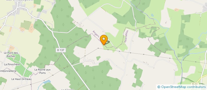 localisation de l'entreprise SCI LA CROIX BLANCHE  LOIRE-AUTHION