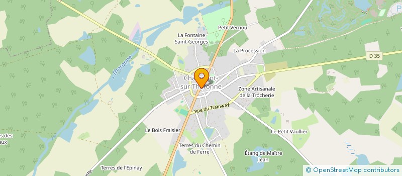 localisation de l'entreprise SCI LA CROIX BLANCHE  CHAUMONT-SUR-THARONNE