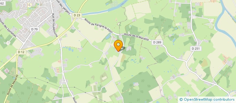 localisation de l'entreprise SCI LA CROIX BOISEE  ROEZE-SUR-SARTHE