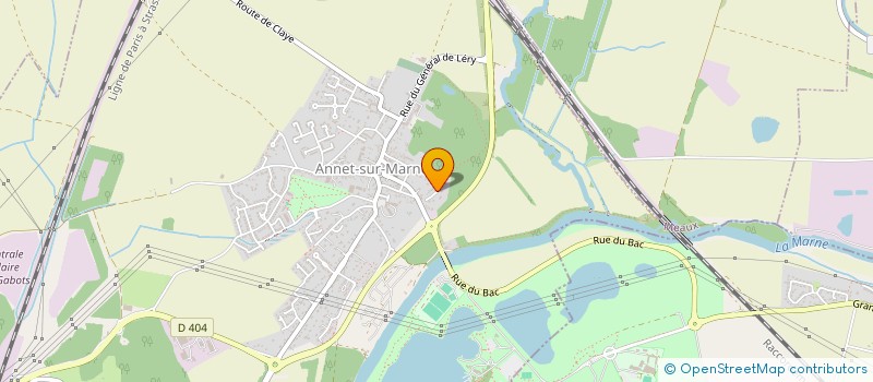 localisation de l'entreprise SCI LA CROIX CHARBONNIERE  ANNET-SUR-MARNE