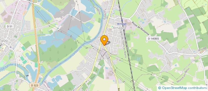 localisation de l'entreprise SCI LA CROIX CLAVET  MONCE-EN-BELIN