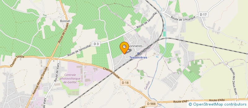 localisation de l'entreprise SCI LA CROIX D'ALBI à GAILLAC