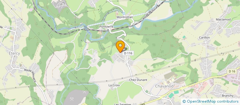 localisation de l'entreprise SCI LA CROIX DE CHAVANOD  CHAVANOD