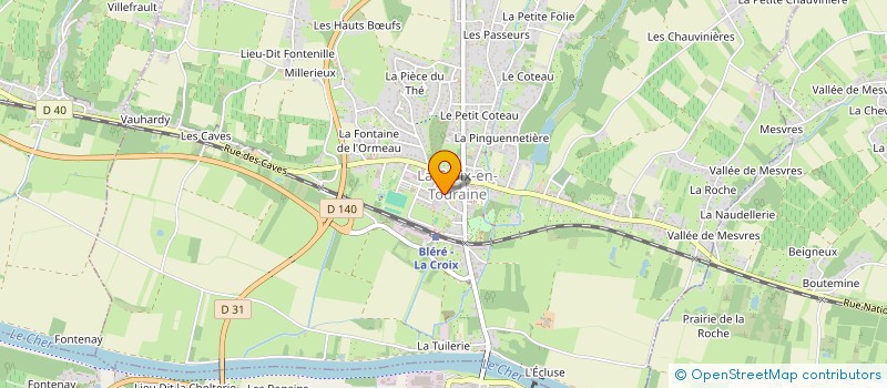 localisation de l'entreprise SCI LA CROIX DE L'ORMEAU  LA CROIX-EN-TOURAINE