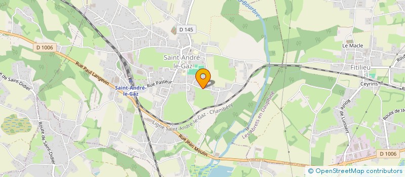 localisation de l'entreprise SCI LA CROIX DE LORRAINE  SAINT-ANDRE-LE-GAZ