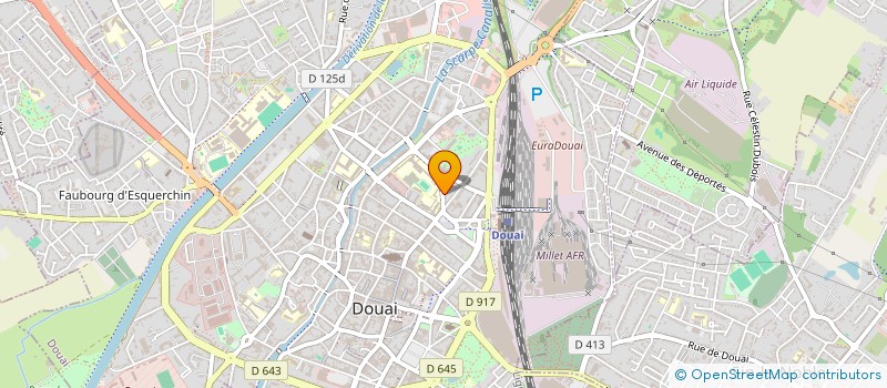 localisation de l'entreprise SCI LA CROIX DE PIERRE à DOUAI