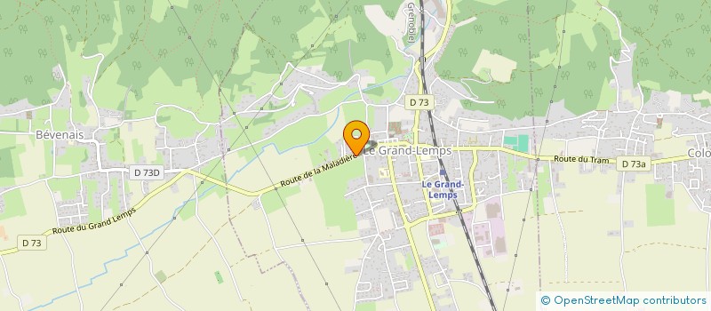 localisation de l'entreprise SCI LA CROIX DE PIERRE  LE GRAND-LEMPS