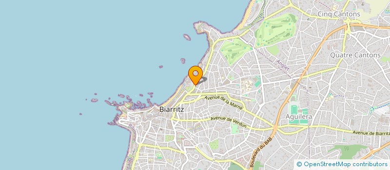 localisation de l'entreprise SCI LA CROIX DES CHAMPS à BIARRITZ