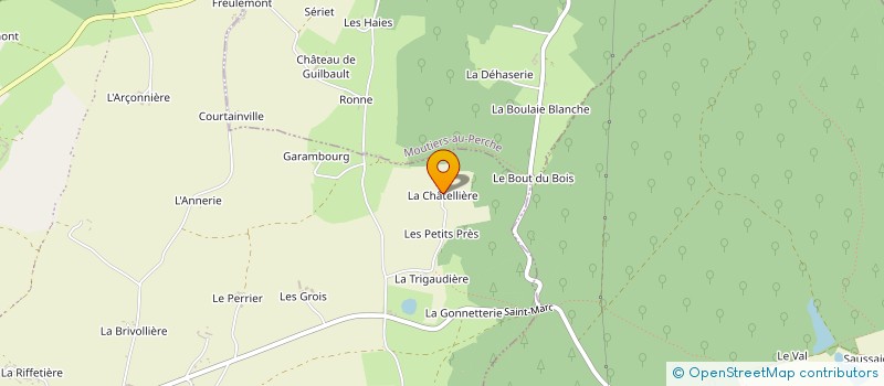 localisation de l'entreprise SCI LA CROIX DES CHENES à REMALARD-EN-PERCHE