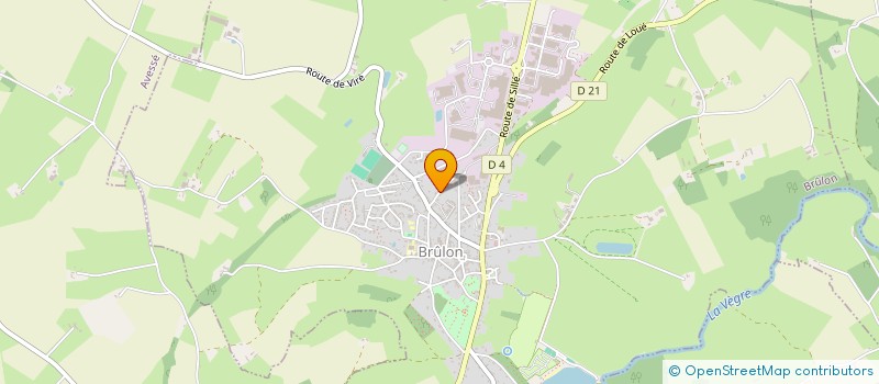 localisation de l'entreprise SCI LA CROIX DES SOMMES  BRULON