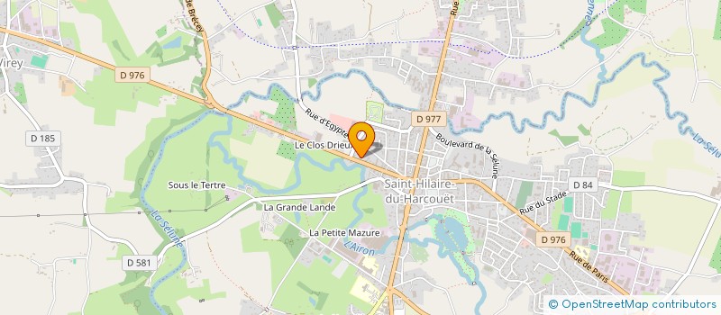 localisation de l'entreprise SCI LA CROIX DU FRENE  SAINT-HILAIRE-DU-HARCOUET