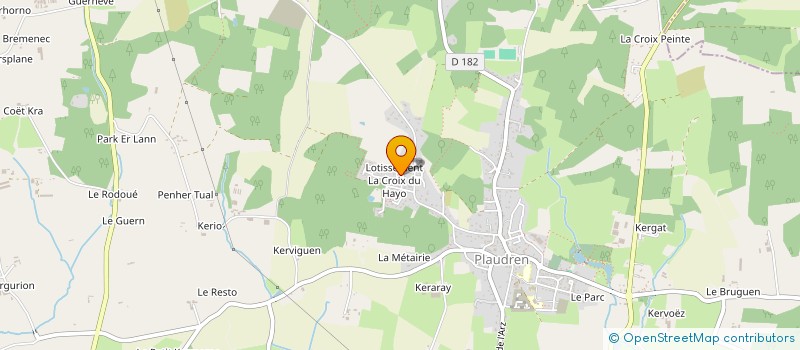 localisation de l'entreprise SCI LA CROIX DU HAYO  PLAUDREN