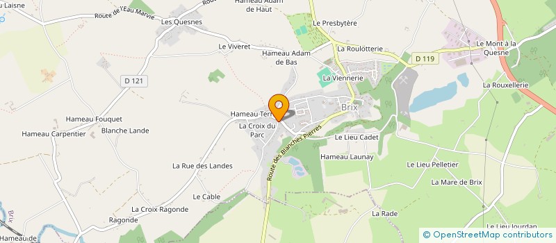 localisation de l'entreprise SCI LA CROIX DU PARC  BRIX