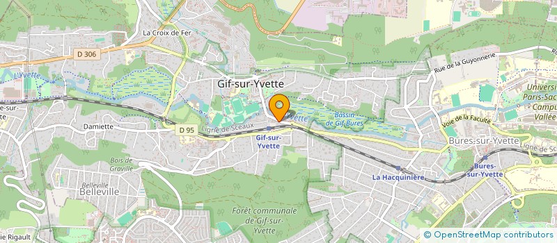 localisation de l'entreprise SCI LA CROIX DU SUD  GIF-SUR-YVETTE