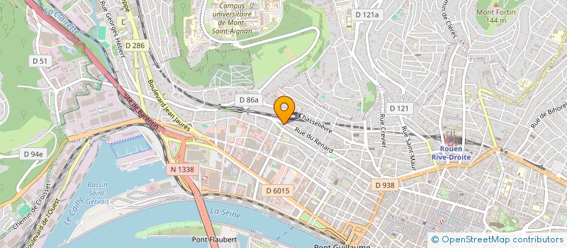 localisation de l'entreprise SCI LA CROIX DU SUD  ROUEN