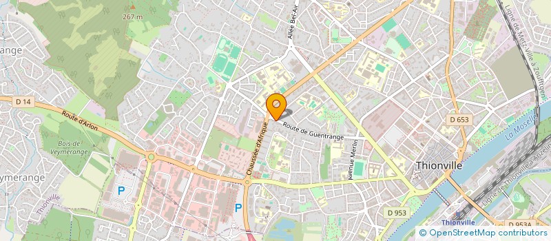 localisation de l'entreprise SCI LA CROIX DU SUD à THIONVILLE