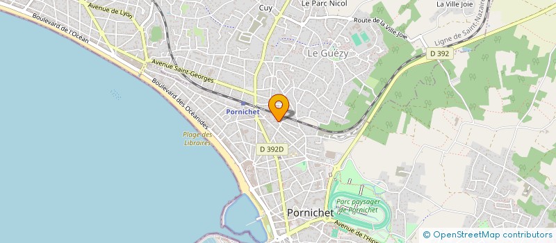 localisation de l'entreprise SCI LA CROIX JACQUES NIVILLAC à PORNICHET