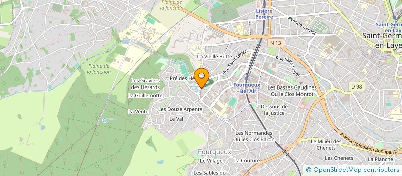 localisation de l'entreprise SCI LA CROIX MICHAUD  SAINT-GERMAIN-EN-LAYE