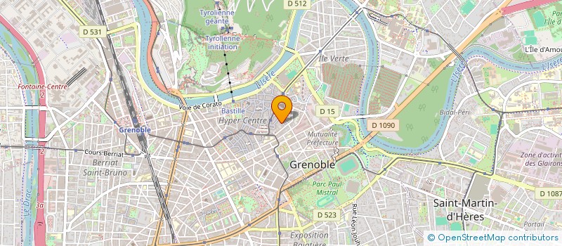 localisation de l'entreprise SCI LA CROIX NERINS  GRENOBLE