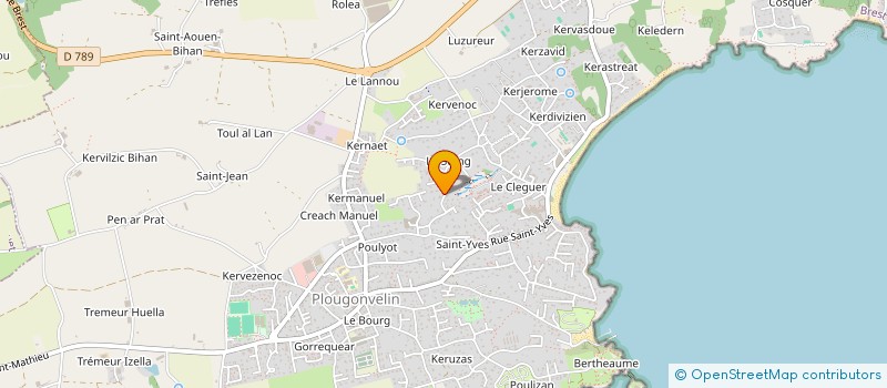 localisation de l'entreprise SCI LA CROIX NEUVE  PLOUGONVELIN