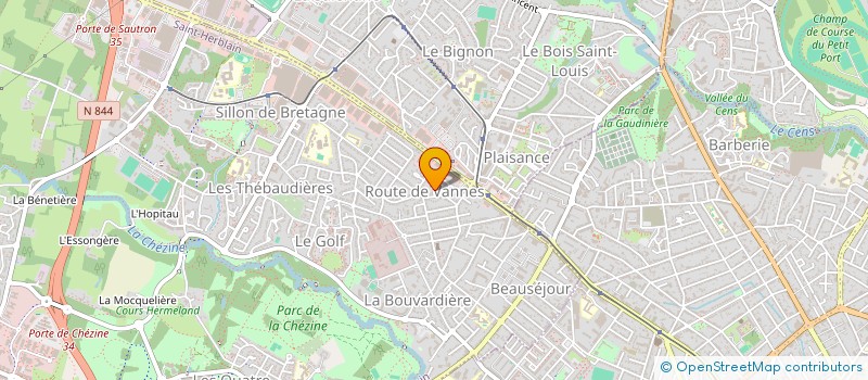 localisation de l'entreprise SCI LA CROIX NOEL  SAINT-HERBLAIN