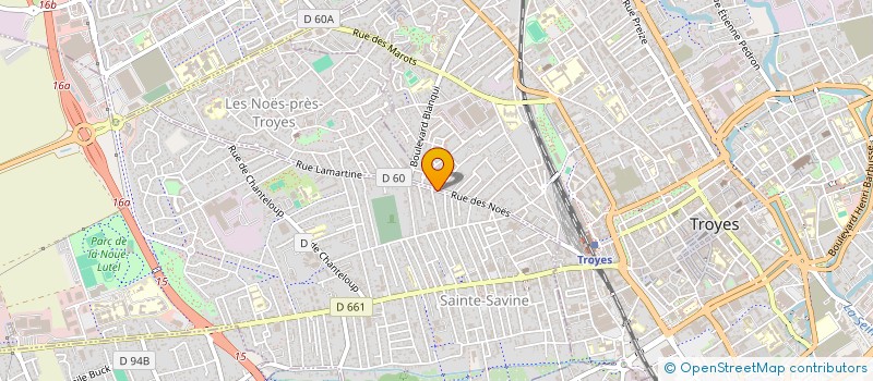 localisation de l'entreprise SCI LA CROIX PIGEON  SAINTE-SAVINE