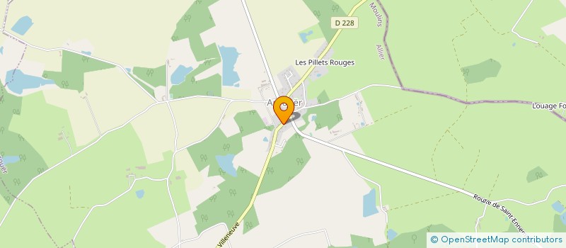 localisation de l'entreprise SCI LA CROIX PRUNIAUX  AUROUER