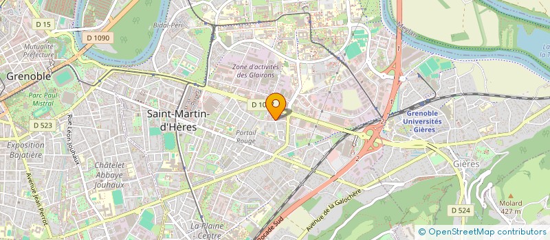 localisation de l'entreprise SCI LA CROIX REY  SAINT-MARTIN-D'HERES