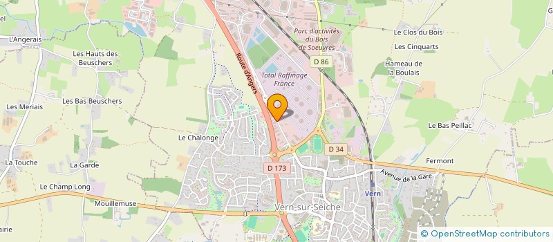 localisation de l'entreprise SCI LA CROIX ROUGE  VERN-SUR-SEICHE