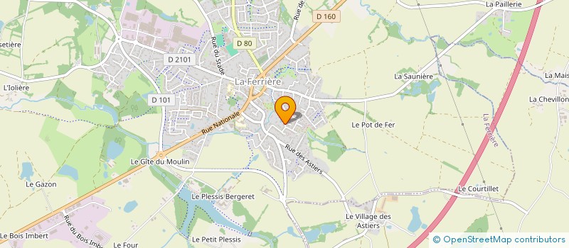 localisation de l'entreprise SCI LA CROIX ROUGE à LA FERRIERE