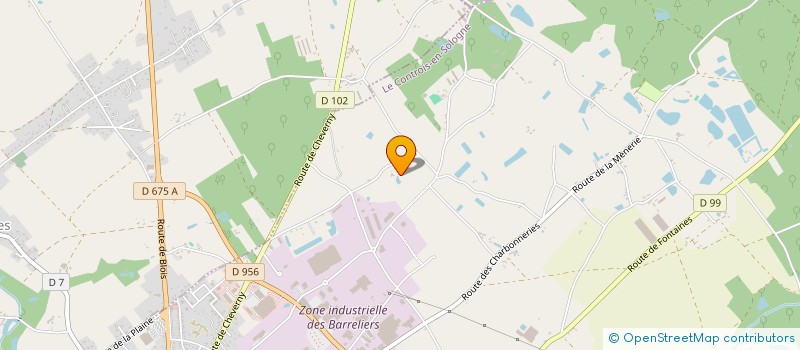 localisation de l'entreprise SCI LA CROIX ST L'HOMERT  LE CONTROIS-EN-SOLOGNE