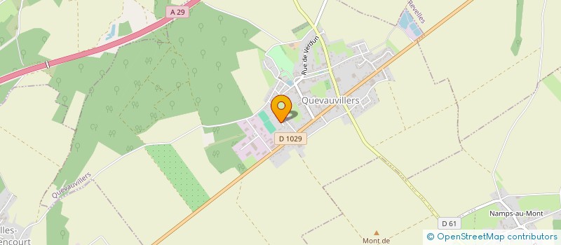 localisation de l'entreprise SCI LA CROTELLOISE  QUEVAUVILLERS