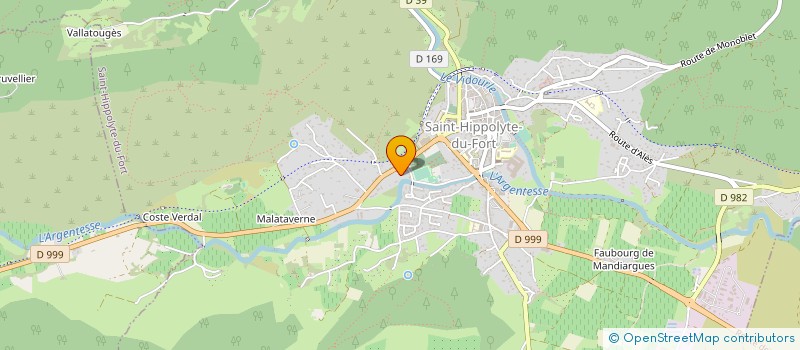 localisation de l'entreprise SCI LA CROUSETTE  SAINT-HIPPOLYTE-DU-FORT