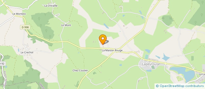 localisation de l'entreprise SCI LA CROUZILLE  LA CROUZILLE