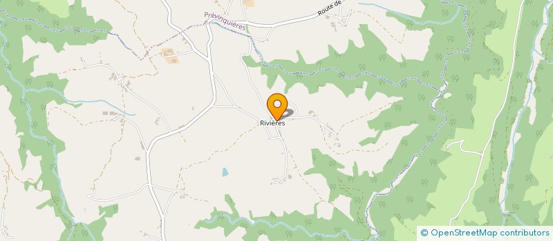 localisation de l'entreprise SCI LA CROZE  RIEUPEYROUX