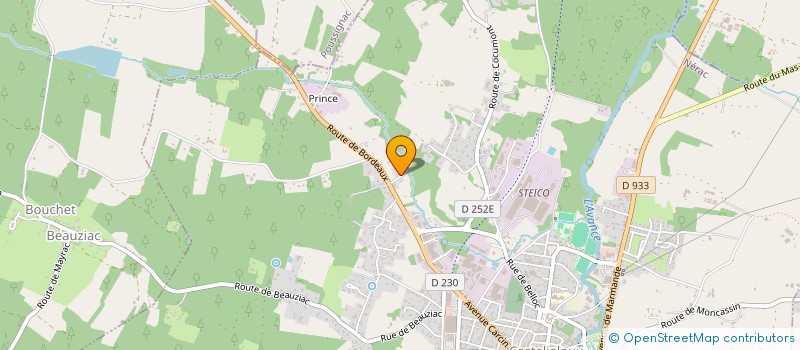 localisation de l'entreprise SCI LA CSDP - CREDE A I SO SOGNU  CASTELJALOUX