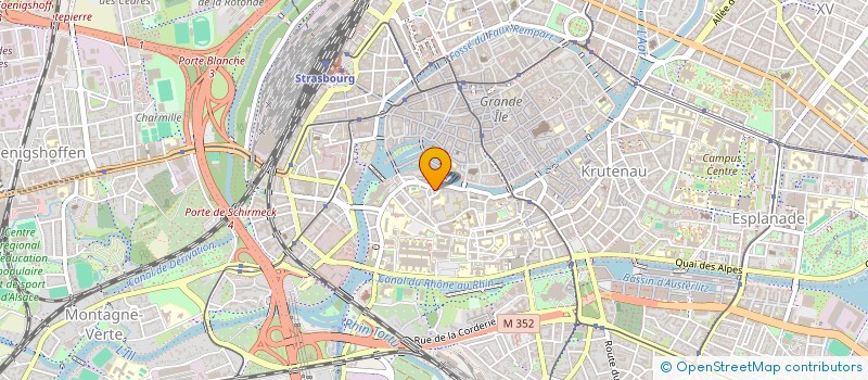 localisation de l'entreprise SCI LA CUILLER A POT à STRASBOURG