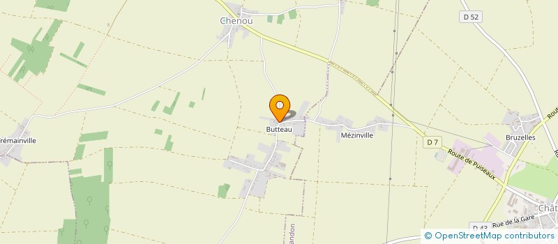 localisation de l'entreprise SCI LA CUILLERE  CHENOU