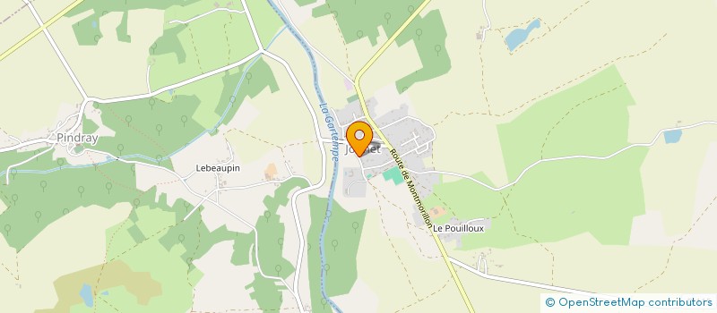 localisation de l'entreprise SCI LA CURE  JOUHET