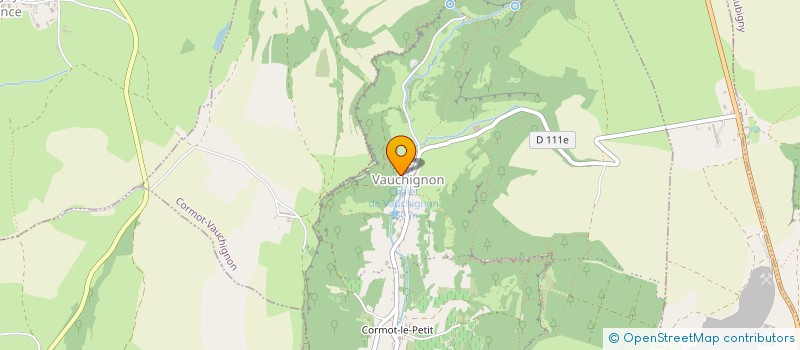 localisation de l'entreprise SCI LA CUSANNE  CORMOT-VAUCHIGNON