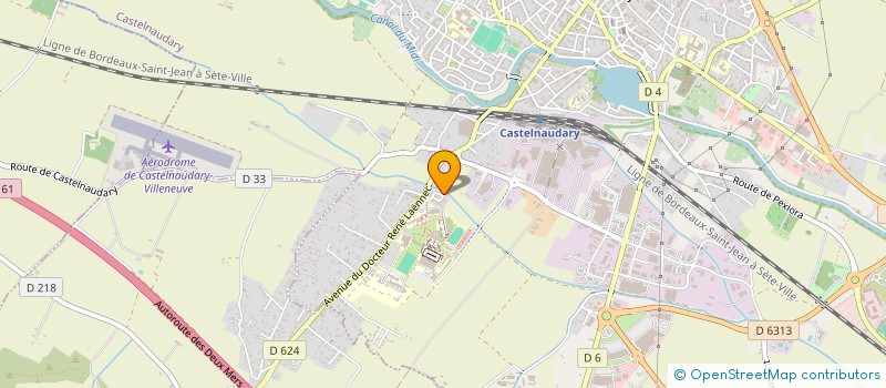 localisation de l'entreprise SCI LA CYBELLE  CASTELNAUDARY